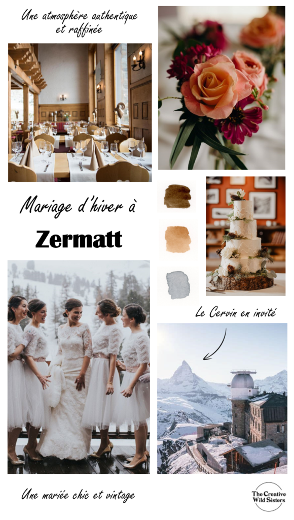 Moodboard_Mariage Zermatt